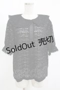 m petit by misako / TT* AOKレースブラウス LL ブラック H-25-11-13-1052-LO-BL-NS-ZH