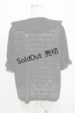 画像3: m petit by misako / TT* AOKレースブラウス LL ブラック H-25-11-13-1052-LO-BL-NS-ZH