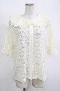 m petit by misako / TT* AOKレースブラウス LL アイボリー H-25-11-13-1053-LO-BL-NS-ZH
