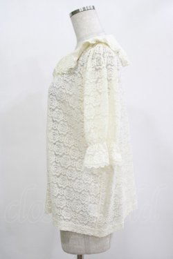 画像2: m petit by misako / TT* AOKレースブラウス LL アイボリー H-25-11-13-1053-LO-BL-NS-ZH