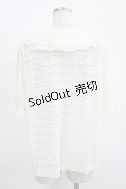 画像3: m petit by misako / TT* AOKレースブラウス LL アイボリー H-25-11-13-1053-LO-BL-NS-ZH