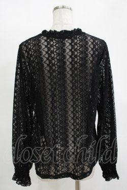 画像3: m petit by misako / レースインナートップス LL ブラック H-25-11-13-1055-LO-TO-NS-ZH