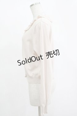 画像2: m petit by misako / TT*AOKフリルニットCD LL ピンク H-25-11-13-1056-LO-TO-NS-ZH