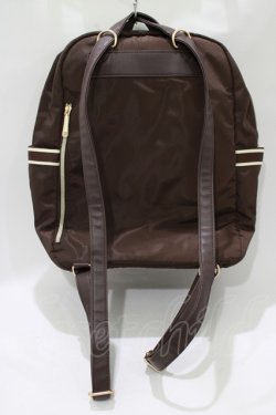 画像2: m petit by misako / NINA'S コラボ AM2WAYリュック  ブラウン H-25-11-13-1058-LO-BG-NS-ZH