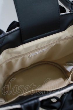 画像3: m petit by misako / AMリボンツキカゴTT  ブラック H-25-11-13-1061-LO-BG-NS-ZH