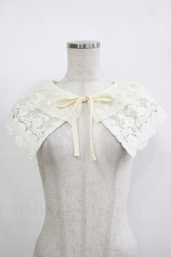 画像1: m petit by misako / AMダブルレースツケエリ  生成り H-25-11-13-1062-LO-ZA-NS-ZH