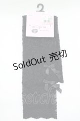 m petit by misako / AMレースロングアームカバー  ブラック H-25-11-13-1064-LO-ZA-NS-ZH
