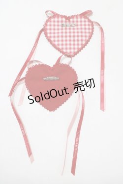 画像2: PINK HOUSE / ハートワッペンセット  レッド H-25-11-13-1070-LO-ZA-NS-ZH