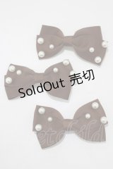 m petit by misako / AM3Pリボンクリップ  ブラウン H-25-11-13-1076-LO-AC-NS-ZH