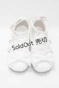 Angelic Pretty / Tea Party Shoes S/約22.5cm ホワイト H-25-11-13-1079-AP-SH-NS-ZH