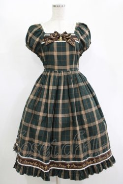 画像1: ALICE and the PIRATES / Antique Royal Tartanワンピース Free グリーン H-25-11-13-1008-PA-OP-NS-ZH