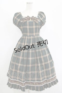 画像1: ALICE and the PIRATES / Antique Royal Tartanワンピース Free グリーン H-25-11-13-1008-PA-OP-NS-ZH