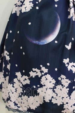 画像4: axes femme kawaii / 桜柄ジャンパースカート M ネイビー H-25-11-13-1001-AX-OP-NS-ZH