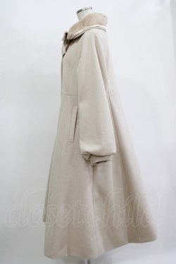 画像2: m petit by misako / AM*リボンコート LL 生成り H-25-11-13-1014-LO-CO-NS-ZH