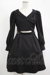 EATME / カットアウトワンピース S ブラック H-25-11-13-1015-LO-OP-NS-ZH