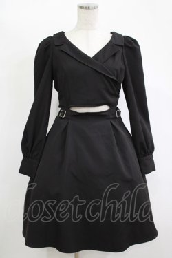 画像1: EATME / カットアウトワンピース S ブラック H-25-11-13-1015-LO-OP-NS-ZH