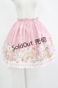 metamorphose / おえかきくまちゃんミニスカート Free ピンク H-25-11-13-1018-ME-SK-NS-ZH