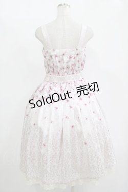 画像3: axes femme Kawaii / 桜柄ジャンパースカート M ピンク H-25-11-13-1002-AX-OP-NS-ZH