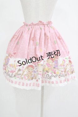 画像3: metamorphose / おえかきくまちゃんミニスカート Free ピンク H-25-11-13-1018-ME-SK-NS-ZH