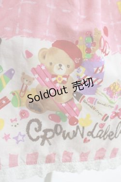 画像4: metamorphose / おえかきくまちゃんミニスカート Free ピンク H-25-11-13-1018-ME-SK-NS-ZH