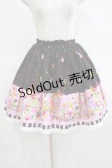 metamorphose / おえかきくまちゃんミニスカート Free ブラック H-25-11-13-1019-ME-SK-NS-ZH