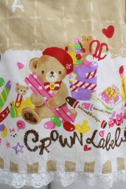 画像4: metamorphose / おえかきくまちゃんミニスカート Free ベージュ H-25-11-13-1020-ME-SK-NS-ZH