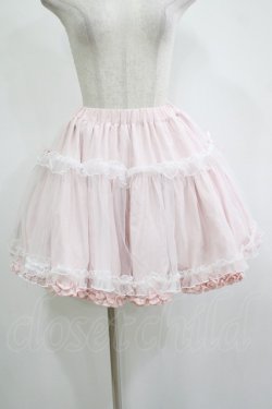 画像1: Amavel / ボリュームスカート Free ピンク H-25-11-13-1022-CA-SK-NS-ZH