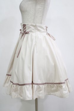 画像2: Blue rouge / ダブルレースアップスカート Free 生成り H-25-11-13-1024-CA-BL-NS-ZH