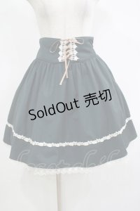 Blue rouge / レースアップスカート Free グリーン H-25-11-13-1025-CA-OP-NS-ZH