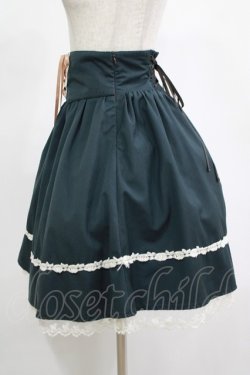 画像2: Blue rouge / レースアップスカート Free グリーン H-25-11-13-1025-CA-OP-NS-ZH