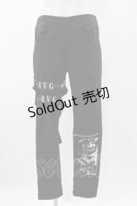 SEX POT ReVeNGe / アシメデザインパンンツ M 黒 H-25-11-13-009-SP-PA-KB-ZH