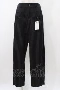Deorart / ストライプ切替パンツ M ブラックストライプ H-25-11-13-010-PU-PA-KB-ZH