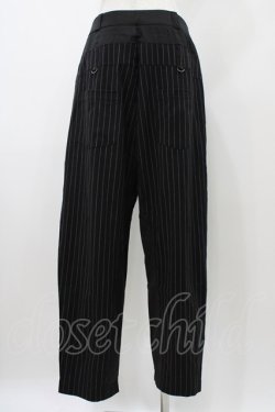 画像2: Deorart / ストライプ切替パンツ M ブラックストライプ H-25-11-13-010-PU-PA-KB-ZH