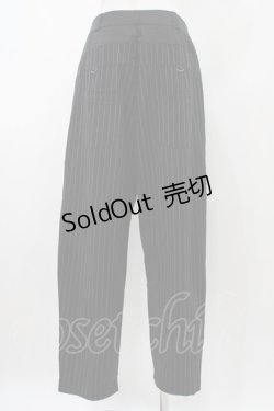 画像2: Deorart / ストライプ切替パンツ M ブラックストライプ H-25-11-13-010-PU-PA-KB-ZH