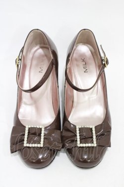 画像1: MILK / プティフレームシューズ S ブラウン H-25-11-13-002-ML-SH-KB-ZH