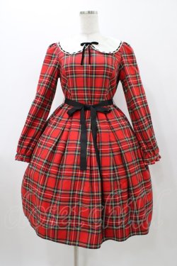 画像1: Emily Temple cute / パリジェンヌタータンワンピース  レッド H-25-11-13-015-ET-OP-KB-ZH