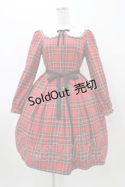 画像1: Emily Temple cute / パリジェンヌタータンワンピース  レッド H-25-11-13-015-ET-OP-KB-ZH