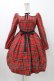 画像1: Emily Temple cute / パリジェンヌタータンワンピース  レッド H-25-11-13-015-ET-OP-KB-ZH (1)