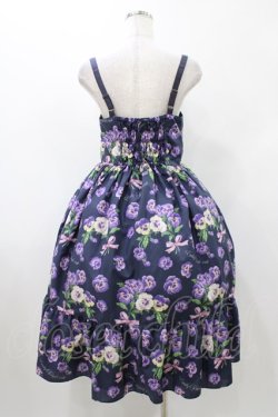 画像2: Emily Temple cute / Pansy ribbonキャミワンピース M ネイビー H-25-11-13-016-ET-OP-KB-ZH