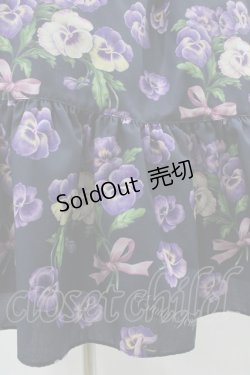 画像5: Emily Temple cute / Pansy ribbonキャミワンピース M ネイビー H-25-11-13-016-ET-OP-KB-ZH