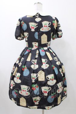 画像2: Leur Getter / フルーツティータイム袖付ワンピース M ネイビー H-25-11-13-017-LU-OP-KB-ZH