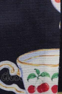 画像3: Leur Getter / フルーツティータイム袖付ワンピース M ネイビー H-25-11-13-017-LU-OP-KB-ZH