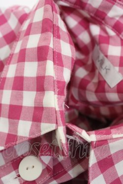 画像3: MILK / ギンガムロングワンピース  ピンク H-25-11-13-018-ML-OP-KB-ZH