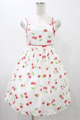 MILK / ハートチェリーベビードール  オフ×レッド H-25-11-13-023-ML-OP-KB-ZT467