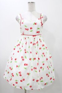 MILK / ハートチェリーベビードール  オフ×レッド H-25-11-13-023-ML-OP-KB-ZT467