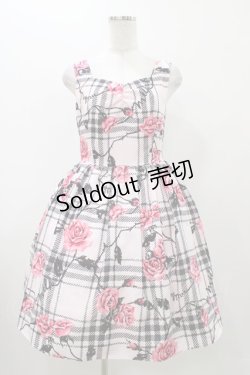 画像1: MILK / ラヴィアンローズドレス  ベビーピンクベース H-25-11-13-025-ML-OP-KB-ZH