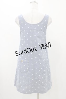 画像2: 【SALE】MILK / ハートデニムジャンスカ  ブルー H-25-11-13-028-ML-OP-KB-ZT465