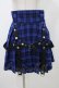 画像1: LISTEN FLAVOR / ハーネスプリーツスカート  ブルーチェック H-25-11-13-031-PU-SK-KB-ZH (1)