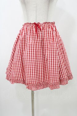 画像1: MILK / プリティーナスカート  レッド H-25-11-13-032-ML-SK-KB-ZH