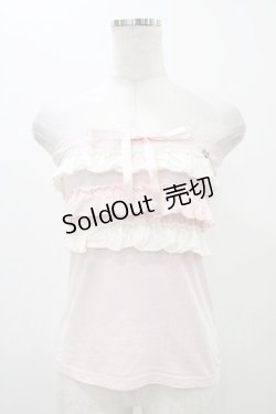 画像1: MILK / バニーチューブTops  ピンク H-25-11-13-035-ML-TO-KB-ZH